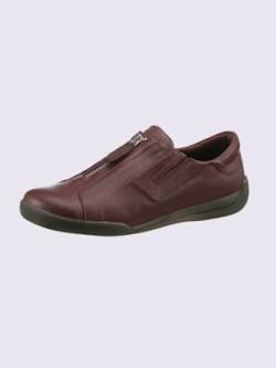 Trotteurs cuir nappa de vache, coleur lie-de-vin - HELLINE