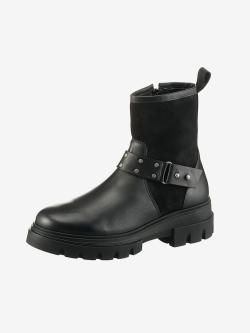 Bottines de fabrication portugaise, couleur noir, taille 39 - helline