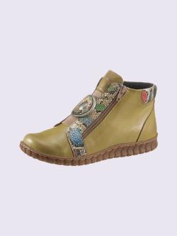 Bottines largeur g*, couleur vert, taille 41, marque Gemini - helline