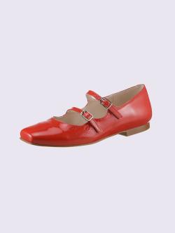 Ballerines de fabrication espagnole, couleur rouge, taille 39 - helline