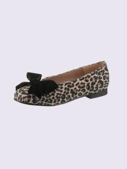 Ballerines de fabrication espagnole, marron clair à motifs, taille 40 - helline