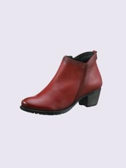 Bottines de fabrication portugaise, couleur rouge, taille 42 - helline