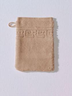 Serviette qualité luxe, coleur beige - HELLINE