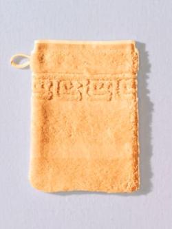 Serviette qualité luxe, coleur pêche - HELLINE