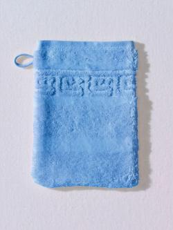 Serviette qualité luxe, coleur bleu - HELLINE