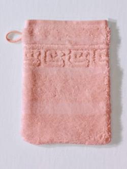 Serviette qualité luxe, coleur rose - HELLINE