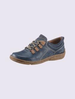 Chaussures à lacets largeur g*, coleur bleu jean - HELLINE