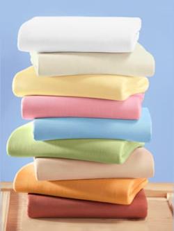 Drap-housse élasthanne : tenue infroissable, couleur blanc - HELLINE