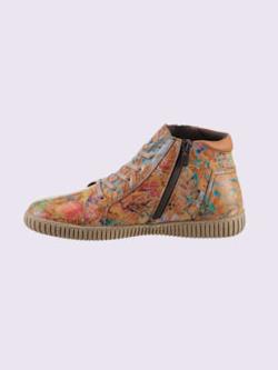 Bottines largeur g*, marron moyen à motifs, taille 42, Gemini - helline