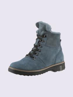 Bottines largeur h*, couleur bleu, taille 4,5, marque Waldläufer - helline