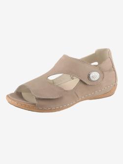 Chaussures à bandes auto-agrippantes, marron moyen uni, taille 5, Waldläufer - helline