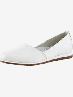 Trotteurs cuir nappa de vache, couleur blanc, taille 40 - helline