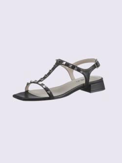 Sandales fabriqué à la main en espagne, coleur noir - HELLINE