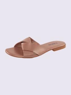 Mules fabriqué en espagne, coleur quartz rose - HELLINE