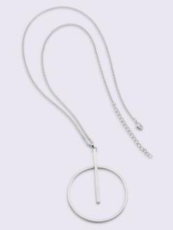 Chaîne avec pendentif magnifique collier, couleur argent, taille 0 - helline