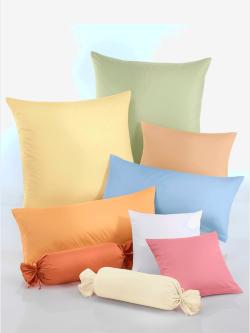 Housses de coussin flanelle très douce, couleur marron, taille 40x80 cm,, marque Biberna - helline
