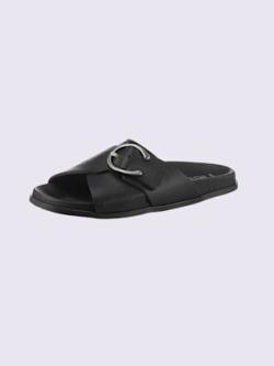 Mules de fabrication portugaise, couleur noir, taille 42 - helline