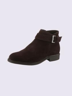 Bottine courte de fabrication portugaise, couleur marron, taille 36 - helline