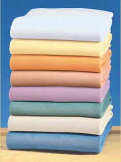 Drap-housse résistant aux nœuds et élastique, Éponge, orange clair uni, taille 1 pièce 90x190 - 100x200 cm, Biberna - helline