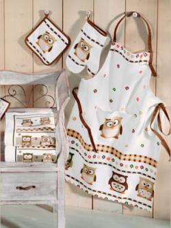 Gamme pour cuisine, coleur blanc-marron - HELLINE