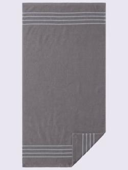 Serviette, couleur gris - HELLINE