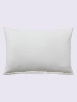Housses de coussin jersey fin maco à repassage superflu, coleur écru - HELLINE