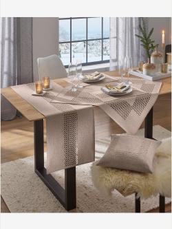 Nappe, couleur marron, taille 30x45 cm - helline