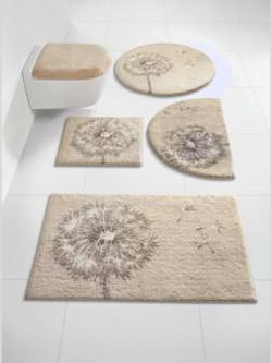 Tapis de bain acrylique, coleur couleur ivoire - HELLINE