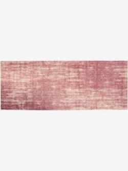 Paillasson imperméable, en intérieur comme en plein air, coleur rose - HELLINE