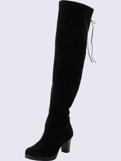 Cuissardes largeur f*, XXL, noir uni, taille 41, Sheego - helline