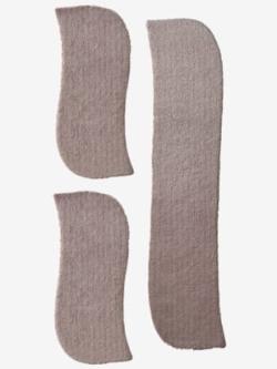 Tapis tissage mécanique, coleur taupe - HELLINE
