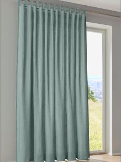 Store décoratif structure fixe, couleur bleu, taille 245x140 cm, marque helline home - helline