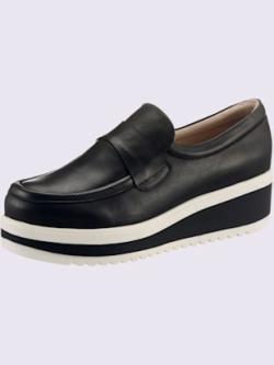 Trotteurs cuir nappa de vache, noir uni, taille 36 - helline