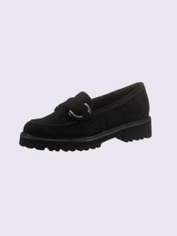 Trotteurs cuir véritable, coleur noir - HELLINE