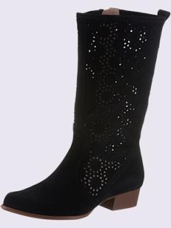 Bottes de fabrication espagnole, couleur noir, taille 43 - helline