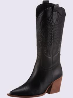 Bottes fabriqué en espagne, coleur noir - HELLINE