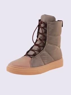 Bottines fabriqué au portugal, coleur taupe - HELLINE