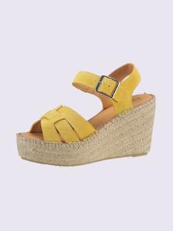 Sandales fabriqué en espagne, coleur jaune - HELLINE