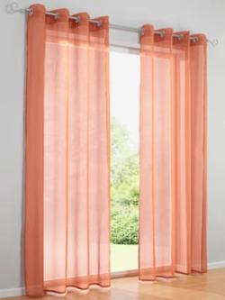 Store décoratif store sobre, couleur orange, taille 225x140 cm, marque helline home - helline