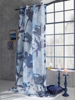 Store décoratif superbe store, couleur blanc, taille 145x135 cm, marque helline home - helline