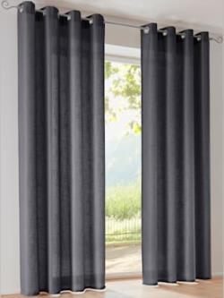 Store décoratif superbe store, couleur noir, taille 225x140 cm, marque helline home - helline