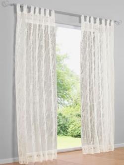 Rideaux 4 longueurs disponibles, Passants, blanc uni, taille 175x140 cm, helline home - helline