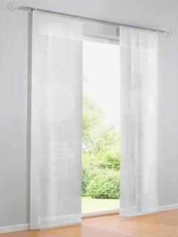 Panneau-rideaux, blanc uni, taille 175x60 cm, helline home - helline