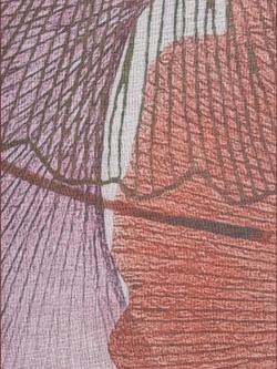 Rideaux, Bande multifonction, couleur : rouge moyen uni, taille 145x135 cm, marque helline home, 100% polyester - helline