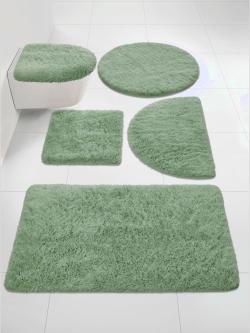 Tapis de bain, bleu turquoise clair uni, taille 60x100 cm, helline home - helline