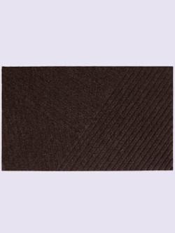Paillasson pour intérieur et zone extérieure couverte, coleur marron - HELLINE
