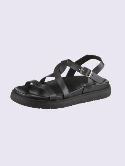 Sandales de fabrication espagnole, noir uni, taille 41 - helline