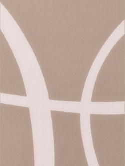 Rideaux, Cordon universel, blanc à motifs, taille 245x270 cm, helline home - helline