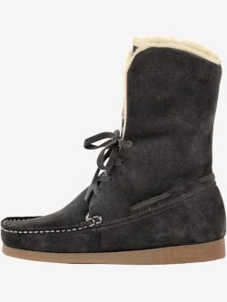 Bottines, gris foncé uni, taille 36 - helline