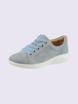 Chaussures à lacets largeur k*, bleu clair uni, taille 40, Jomos - helline